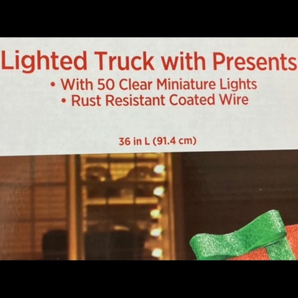 NIB 36” Pick Up Yard Lights Up Loaded With Presents Christmas Decor - Picture 5 of 6